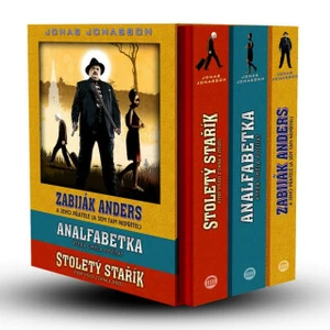 3x Jonasson: Stoletý stařík + Analfabetka + Zabiják Anders - dárkový box (komplet) - Jonas Jonasson