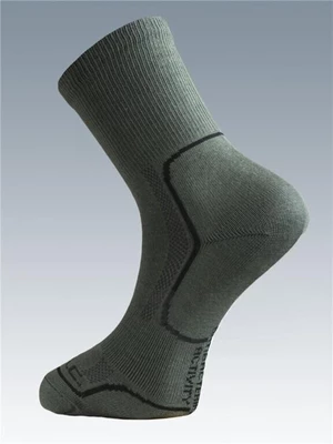 Ponožky so striebrom Batac Classic - olív (Farba: Olive Green , Veľkosť: 5-6)