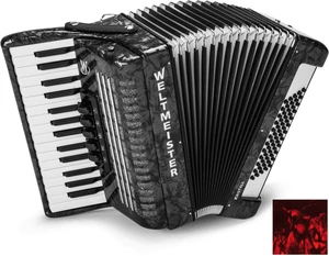 Weltmeister Kristall 30/60/III/5 Red Acordeon cu clape