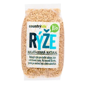 Rýže kulatozrnná natural 500 g BIO   COUNTRY LIFE