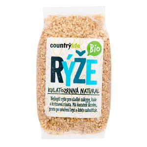 Rýže kulatozrnná natural 500 g BIO   COUNTRY LIFE