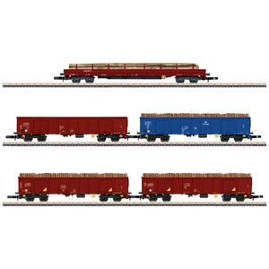 Märklin 86683 Z 5-vozová súprava na odvoz dreva, PKP