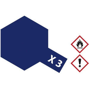 Tamiya akrylová farba kráľovská modrá (lesklá) X-3 sklenená nádoba 23 ml