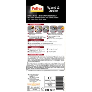 Pattex Wand & Decke akryl  Farba biela PFWAW 300 ml