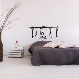 Samolepka Ambiance Love Headboard