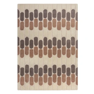 Hnedo-béžový vlnený koberec Flair Rugs Fossil, 160 x 230 cm