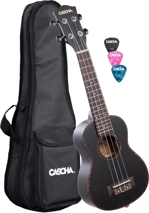 Cascha HH 2262 Premium Ukulele soprano Black