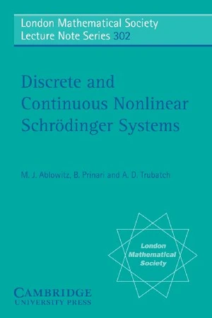 Discrete and Continuous Nonlinear SchrÃ¶dinger Systems