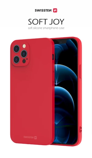 Zadní kryt Swissten Soft Joy pro Xiaomi 12 Pro, červená