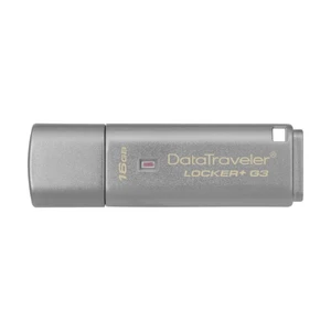 USB kulcs Kingston DataTraveler Locker+ G3, 16GB, USB 3.0 - sebesség 135MB/s (DTLPG3/16GB)