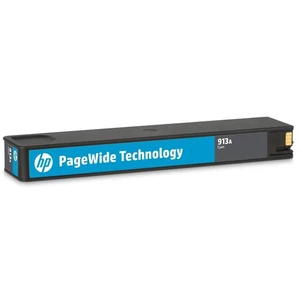 Cartridge HP 913A, 3000 stran (F6T77AE) modrá atramentová náplň • určená pre tlačiarne HP PageWide, PageWide Pro a PageWide Managed • farba: azurová •