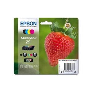 Cartridge Epson T29, 175/180 stran, CMYK (C13T29864012) atramentová náplň • čierna, žltá, azúrová, purpurová • pre modely Expression Home XP-235, 245,