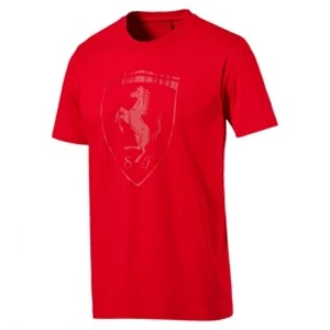 Ferrari Big Shield Tee Rosso C