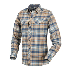 Košeľa s dlhým rukávom Helikon-Tex® Defender Mk2 Pilgrim® - Ginger Plaid (Farba: Ginger Plaid (kockovaná), Veľkosť: M)