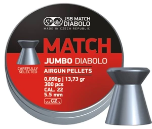 Diabolky Jumbo Match 5.5 mm JSB® / 300 ks (Farba: Viacfarebná)