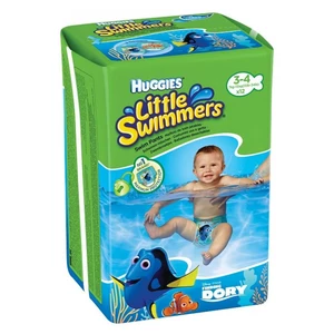 HUGGIES Little Swimmers kalhotky do vody velikost S 7-15 kg 12 ks