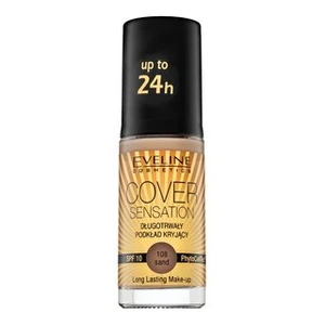 Eveline Cover Sensation SPF10 Long-Lasting Foundation make-up 108 Sand 30 ml