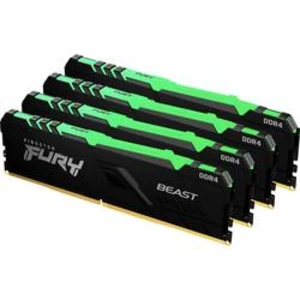 Sada RAM pro PC Kingston FURY Beast RGB KF432C16BBAK4/64 64 GB 4 x 16 GB DDR4-RAM 3200 MHz CL16