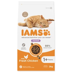 IAMS Cat Adult Hairball Reduction Chicken 2kg