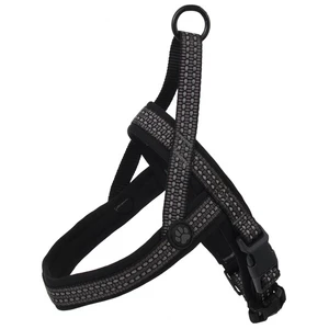 Postroj Active Dog Neoprene S/M šedý 2x52-60cm