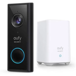 Zvonček bezdrôtový Anker Eufy Video Doorbell 2K + Home base 2 (E8210) čierny bezdrôtový zvonček • 2K kamera s rozlíšením 2560×1920 px • formát obrazu 