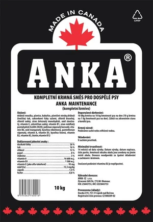 Anka Dog Maintenance - 20kg