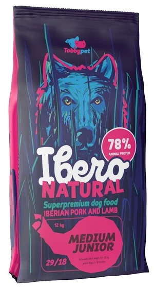 Ibero Natural Dog Medium Junior - 2x12kg