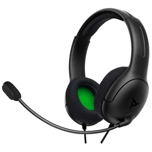 Headset PDP LVL40 pro Xbox (048-141-EU) čierny herné slúchadlá • kompatibilné s konzolami Xbox Series X|S, XS a PC • 3,5 mm Jack • obojstranne vedený 