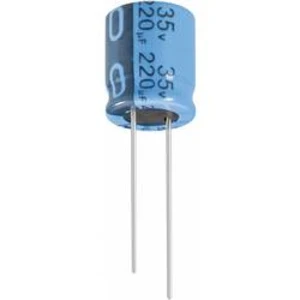 Kondenzátor elektrolytický Jianghai ECR1EPT221MFF350811, 220 µF, 25 V, 20 %, 11,5 x 8 mm