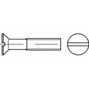 Zápustný šroub TOOLCRAFT TO-6867525, N/A, M5, 16 mm, mosaz, 200 ks