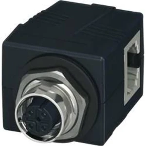 Konektor jack M12 do panelu Contact VS-BH-M12FSD-RJ45/90