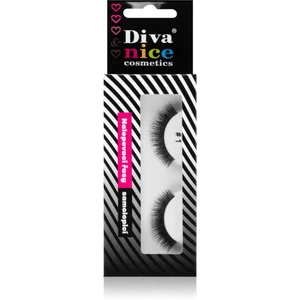 Diva & Nice Cosmetics Accessories Lashes nalepovací řasy z přírodních vlasů No. 1 1 ks