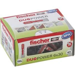 2komponentní hmoždinka Fischer DUOPOWER 6x30 LD 535453, Vnější délka 30 mm, Vnější Ø 6 mm, 100 ks