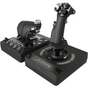 Joystick k leteckému simulátoru Logitech Gaming Pro Flight X56 Rhino USB PC černá vč. posuvných regulátorů