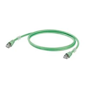 Síťový kabel RJ45 Weidmüller 1251590050, CAT 6A, S/FTP, 5.00 m, zelená