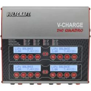 Modelářská multifunkční nabíječka VOLTCRAFT V-Charge 240 Quadro, 12 V, 230 V, 12 A, 1489899