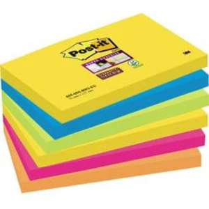 Post-it® samolepící poznámka Super Sticky Rio de Janeiro Collection 127 x 76 mm (Š x v) 6 Block/Pack. Post-it 6556SR, (š x v) 127 mm x 76 mm, neonově 