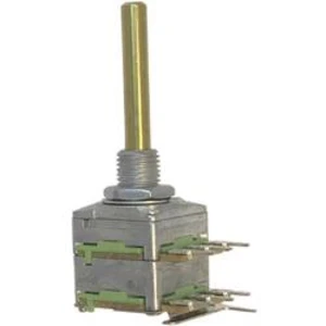 Otočný potenciometr 1cestný Stereo Potentiometer Service 63256-02400-4003/B25K RD1602F-20B4-30R6-B25k-602, 0.2 W, 25 KΩ, 1 ks