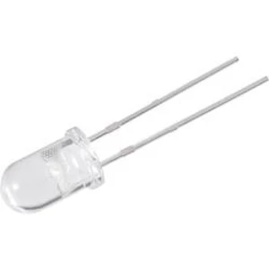 LED dioda s vývody Everlight Opto, 1363-2UYC/S530-A2, 20 mA, 10 mm, 2 V, 6 °, 1370 mcd, žlutá