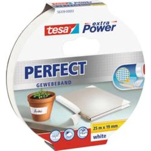 Páska se skelným vláknem tesa PERFECT 56339-00003-01, (d x š) 25 m x 19 mm, kaučuk, bílá, 1 ks