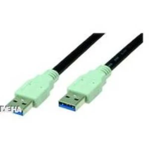 USB 3.0 kabel Bachmann 918.176 918.176, 1.00 m, černá, šedá