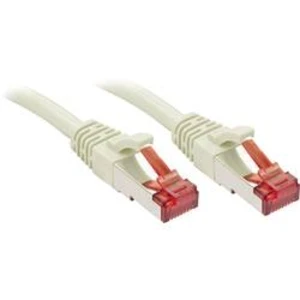 Síťový kabel RJ45 LINDY 47700, CAT 6, S/FTP, 30.00 cm, šedá