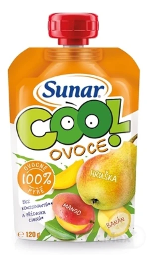 Sunar COOL ovocie Hruška, Banán, Mango