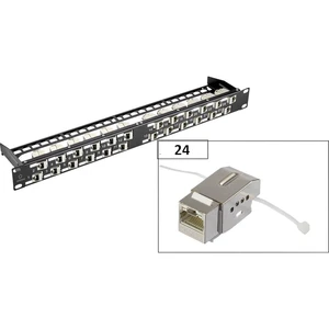 Renkforce KSV10 24 portů sieťový Patchpanel CAT 6 1 U