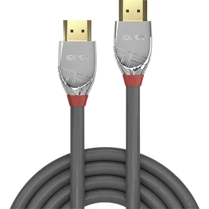 LINDY HDMI prepojovací kábel #####HDMI-A Stecker, #####HDMI-A Stecker 5.00 m sivá 37874  #####HDMI-Kabel