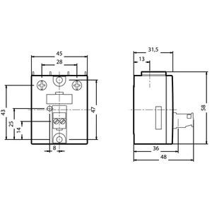 Siemens polovodičové relé  3RF20501AA22 50 A Spínacie napätie (max.): 230 V/AC  1 ks