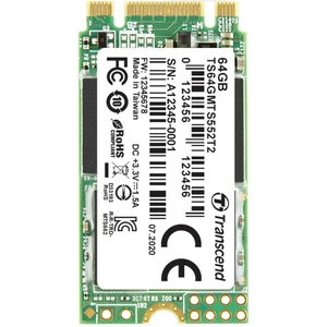 Transcend MTS552T2 64 GB interný M.2 PCIe NVMe SSD 2242 SATA 6 Gb / s Retail TS64GMTS552T2