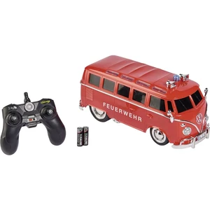 Carson Modellsport  T1 Samba Bus Feuerwehr červená komutátorový 1:14 RC model auta  cestný model  RtR 2,4 GHz