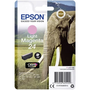 Epson Ink T2426, 24 originál  svetlá purpurová C13T24264012