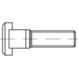 Skrutka s T hlavou TOOLCRAFT 112538 M20 DIN 787 200 mm x 20 mm štvorhran oceľ 5 ks